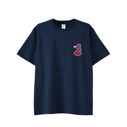 【ショートTシャツ】ベロベロ indigo image