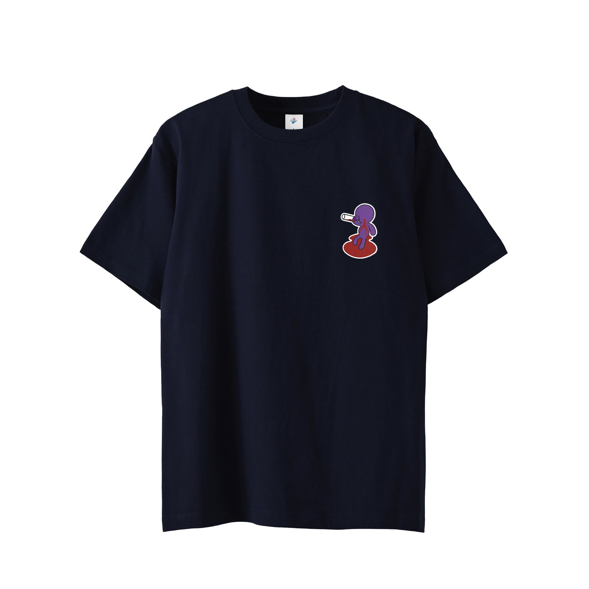 【ショートTシャツ】ベロベロ navy image