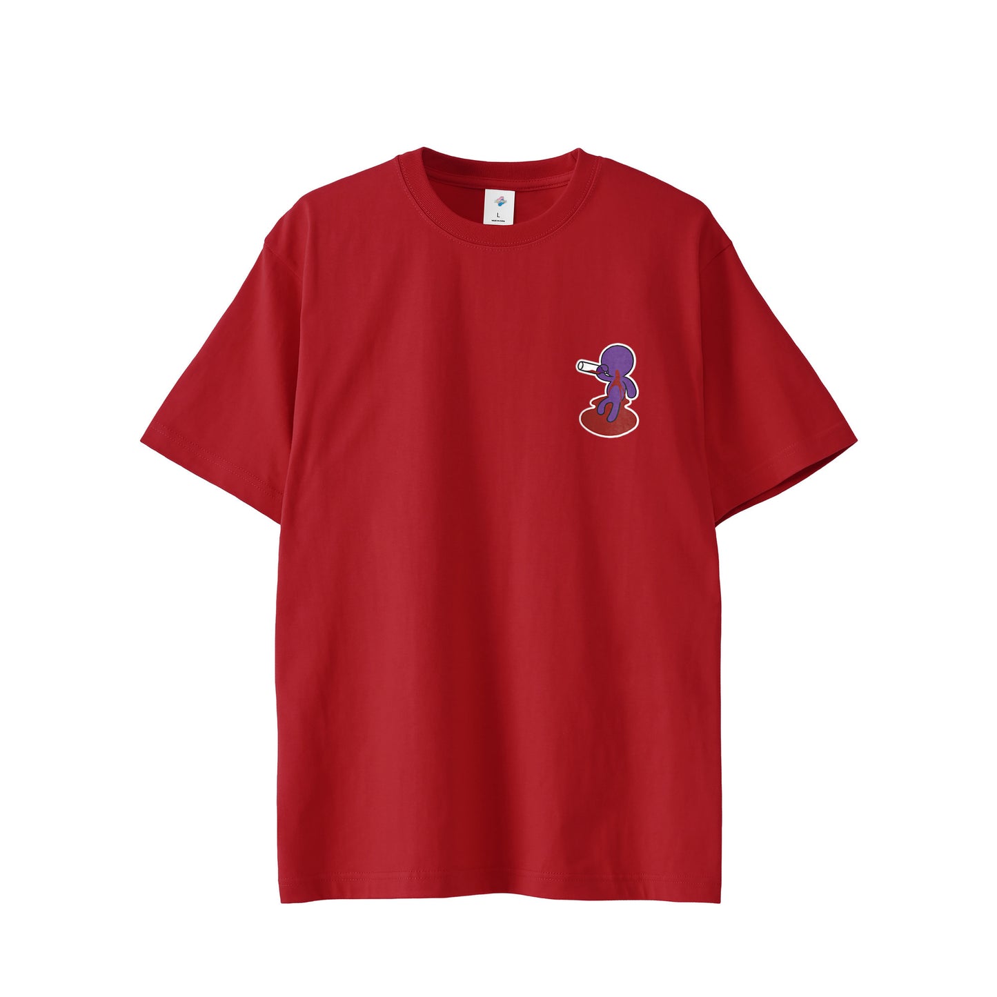 【ショートTシャツ】ベロベロ red image