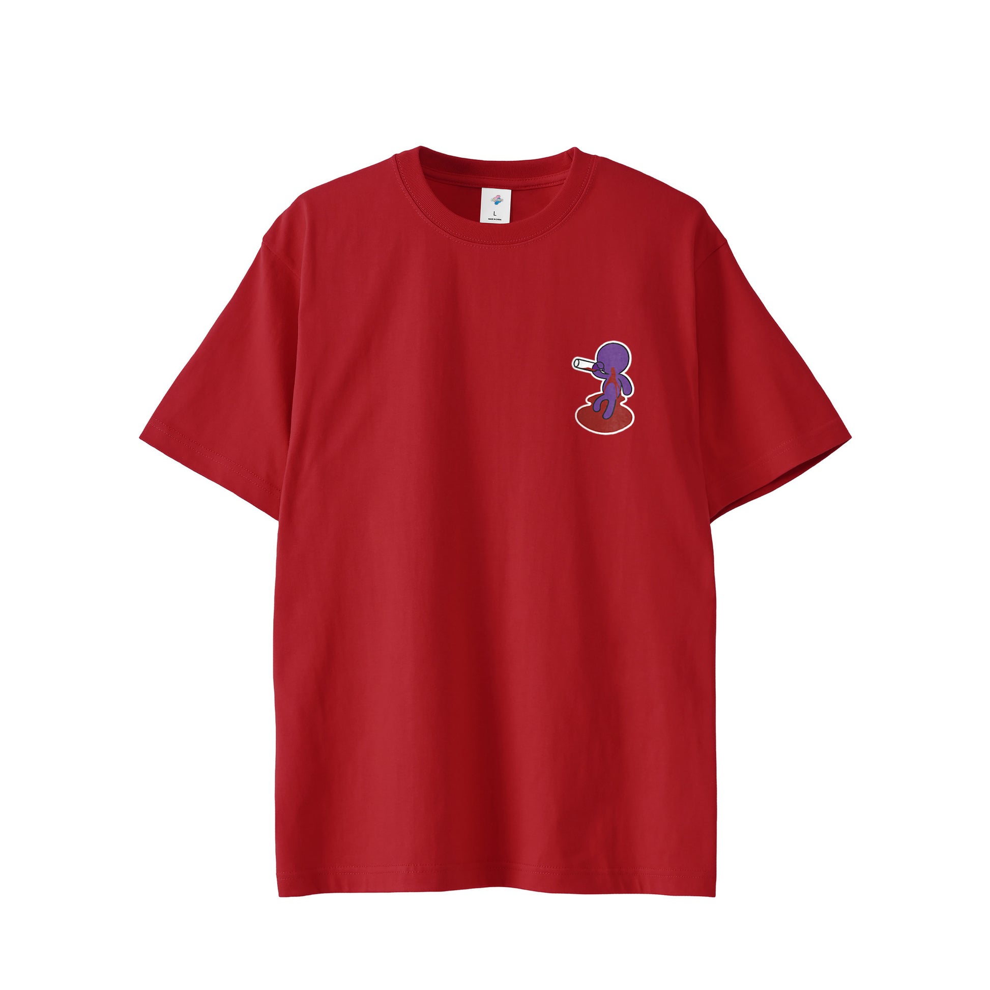 【ショートTシャツ】ベロベロ red image