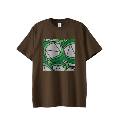 【Tシャツ】フェイクスマイル white image