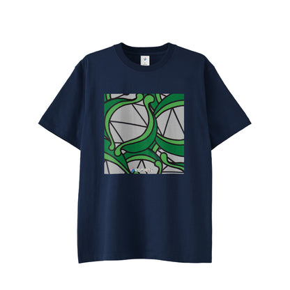 【Tシャツ】フェイクスマイル white image