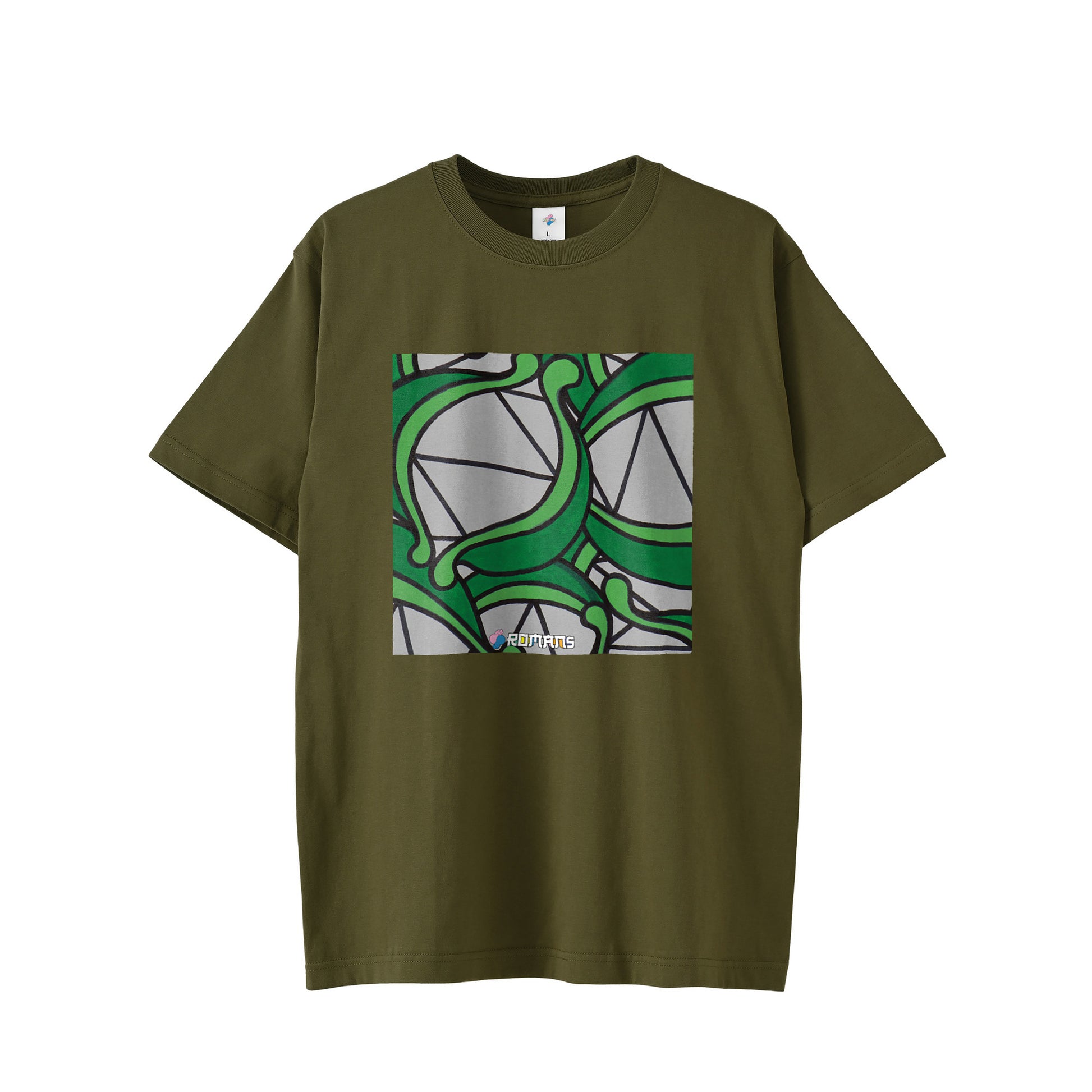 【Tシャツ】フェイクスマイル white image