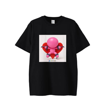 【Tシャツ】おもかローマン black image