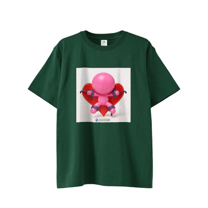 【Tシャツ】おもかローマン black image