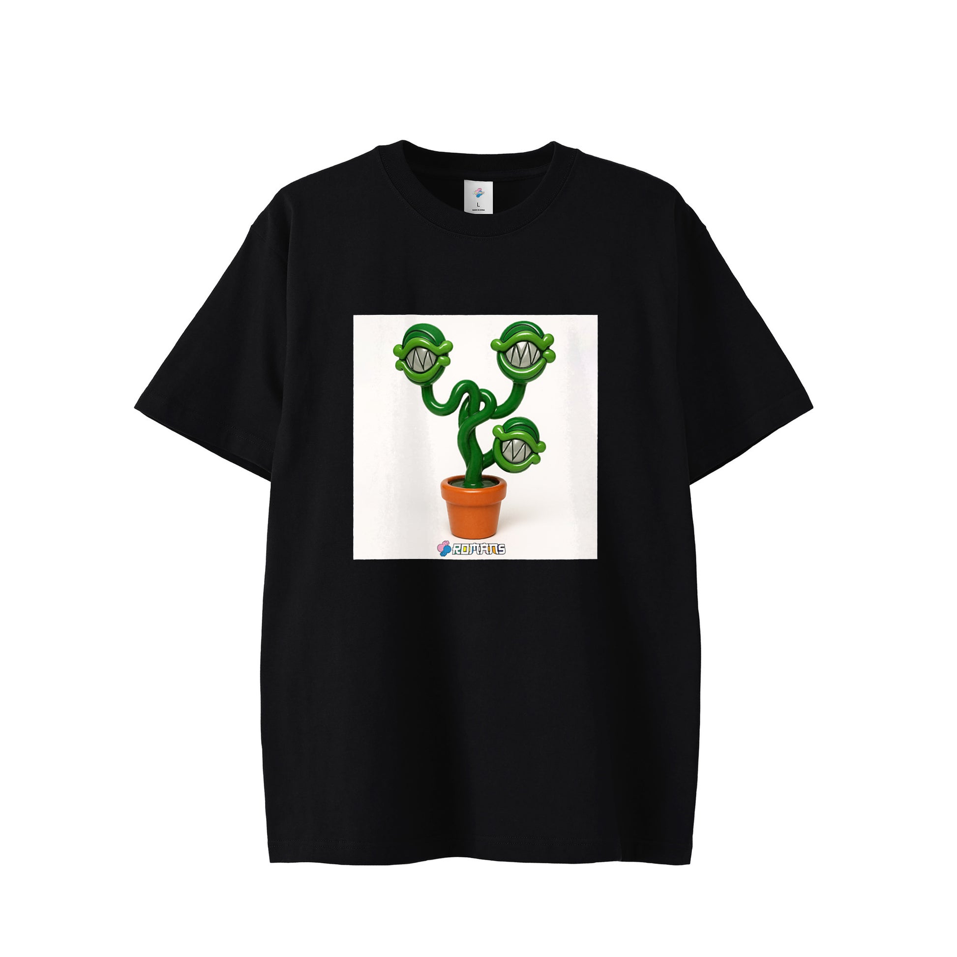 【Tシャツ】フェイクスマイル black image