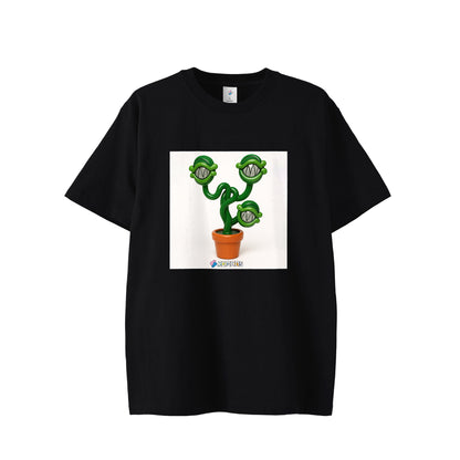 【Tシャツ】フェイクスマイル black image