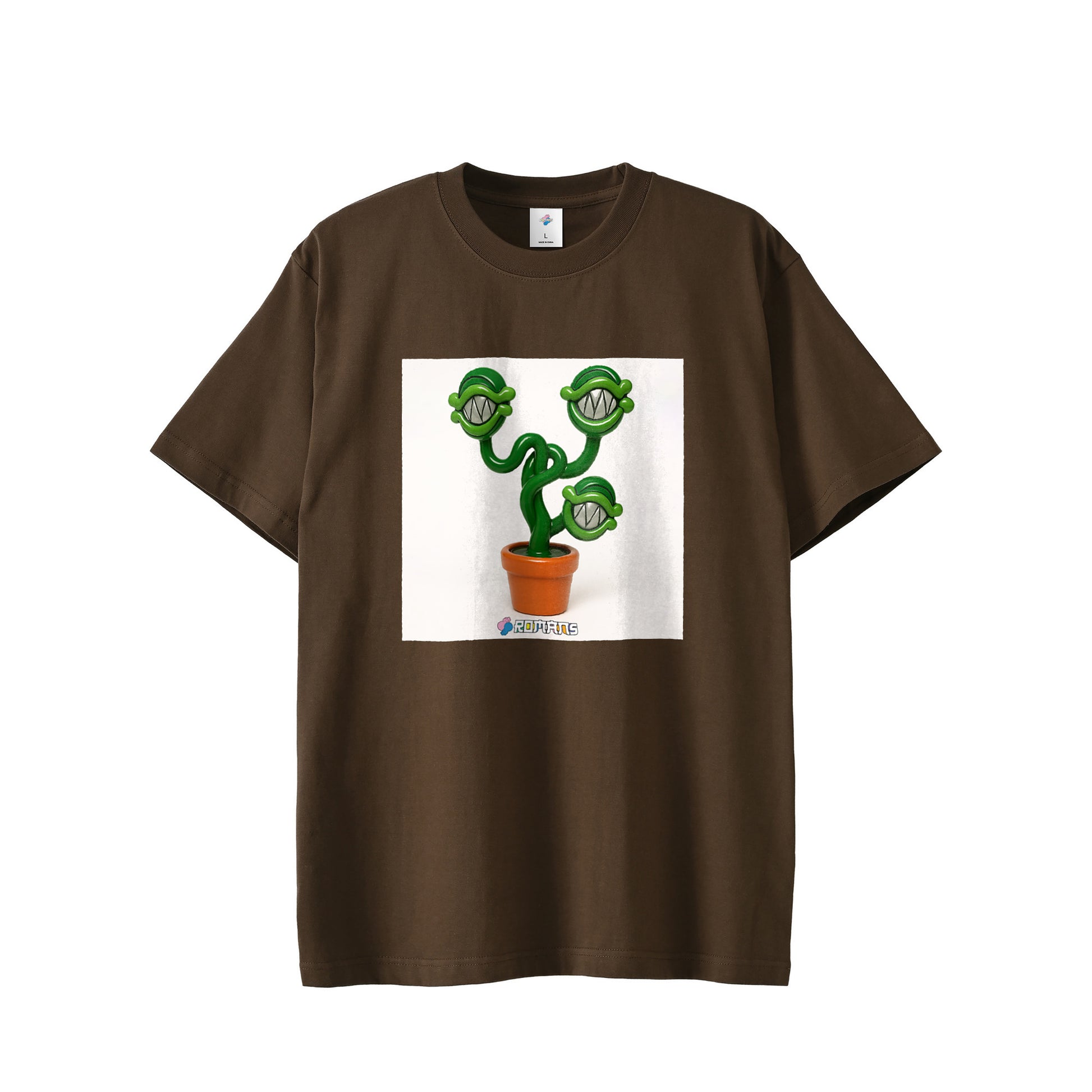 【Tシャツ】フェイクスマイル white image
