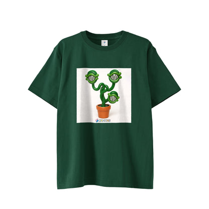 【Tシャツ】フェイクスマイル black image