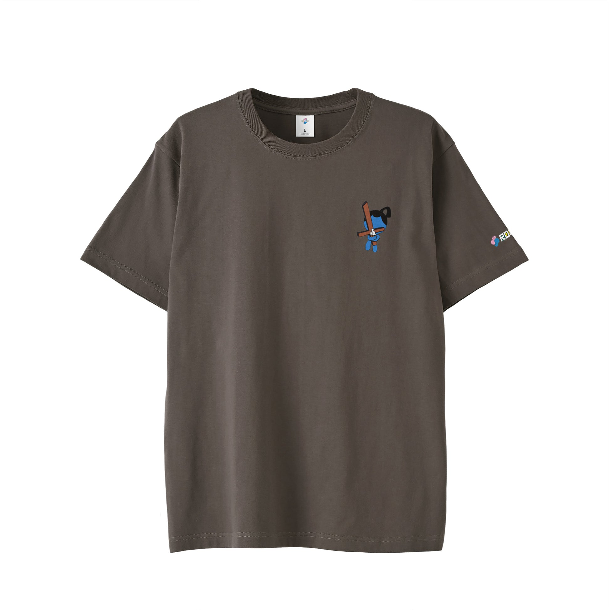 【ワンポイントTシャツ】シローマン black image