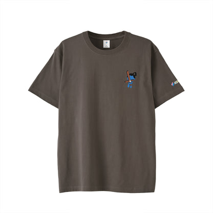 【ワンポイントTシャツ】シローマン black image