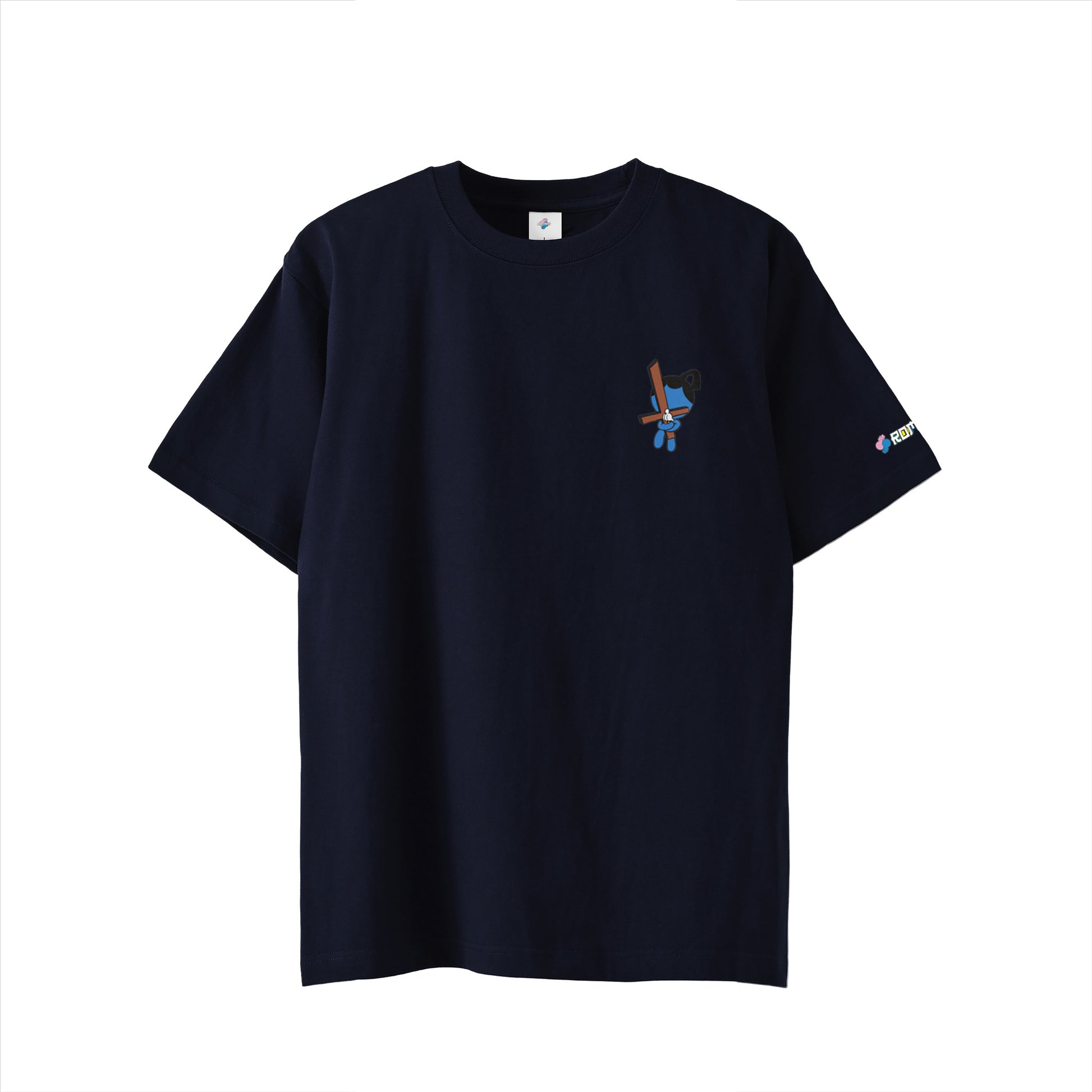 【ワンポイントTシャツ】シローマン black image
