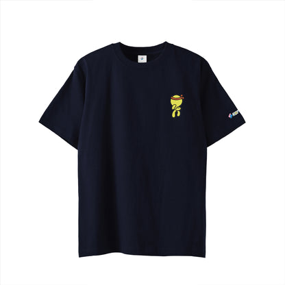 【ワンポイントTシャツ】ガンバローマン black image