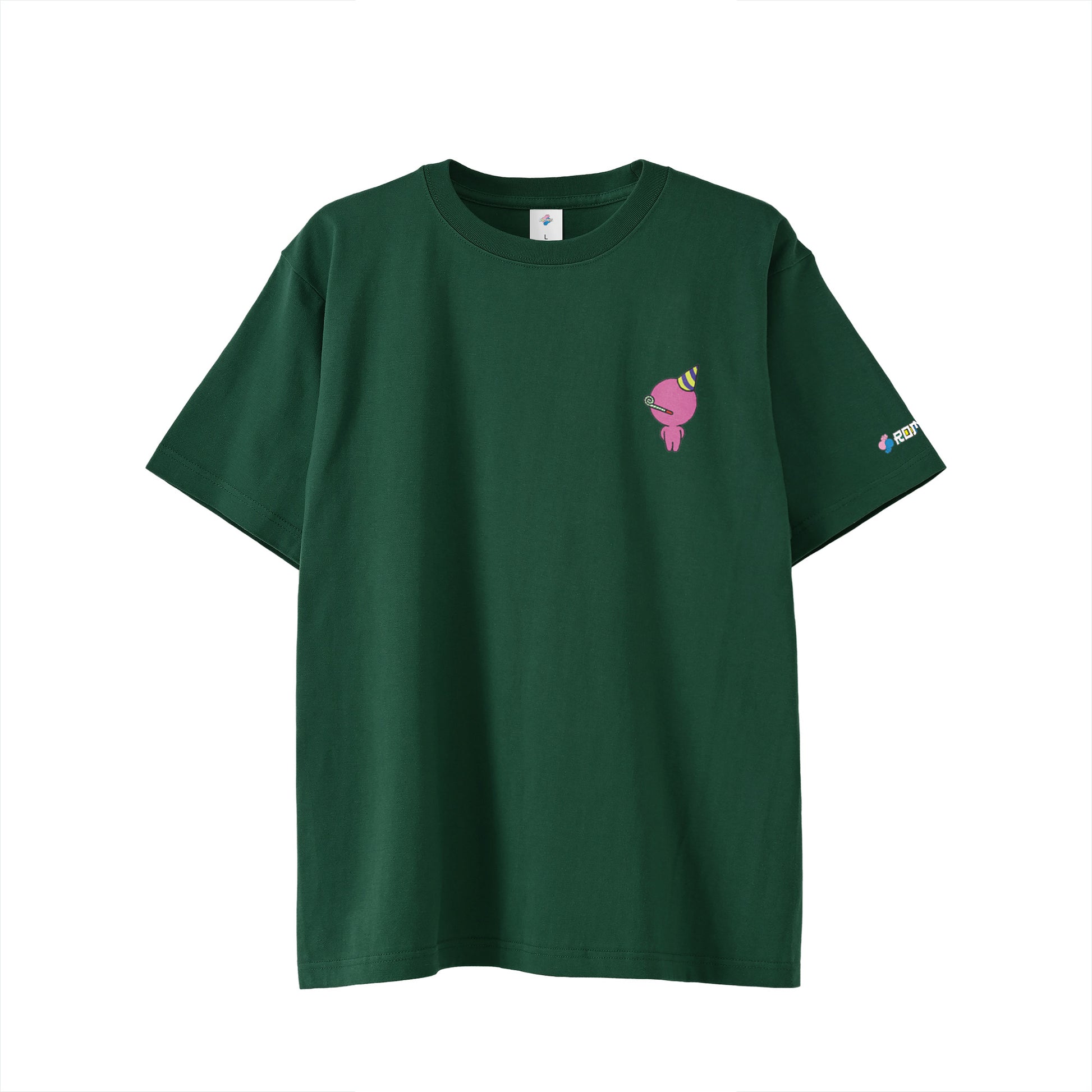 【ワンポイントTシャツ】ピロピローマン black image