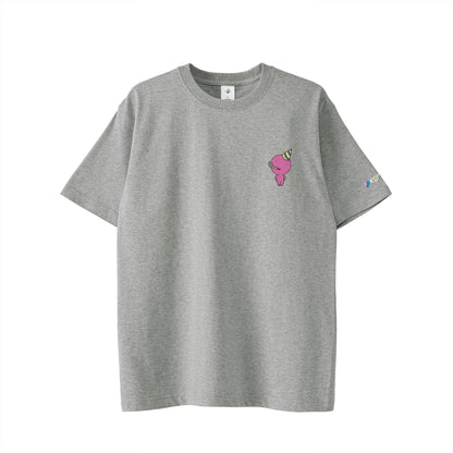 【ワンポイントTシャツ】ピロピローマン black image