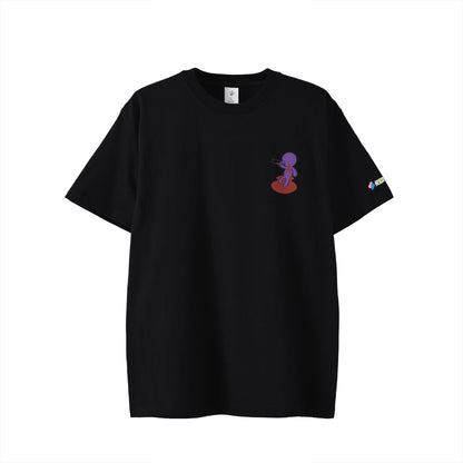 【ワンポイントTシャツ】ベロベローマン black image