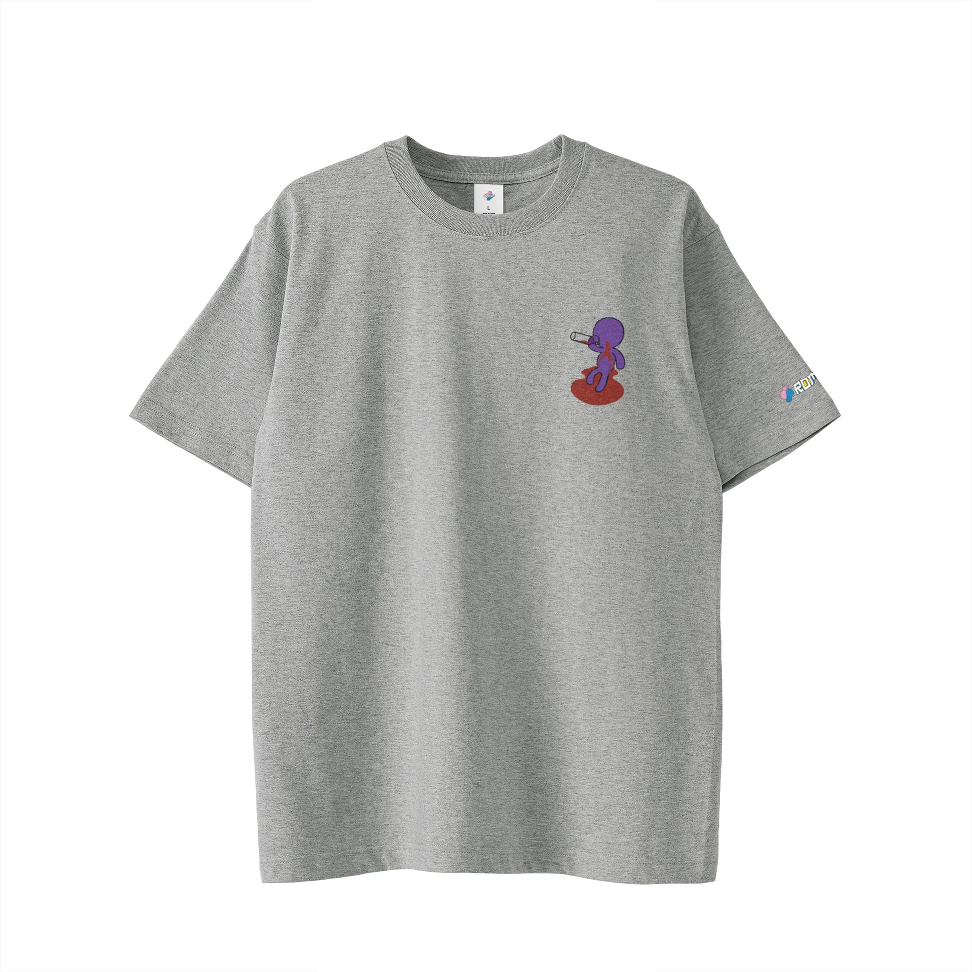 【ワンポイントTシャツ】ベロベローマン black image