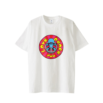 【Tシャツ】Peace and Love white image