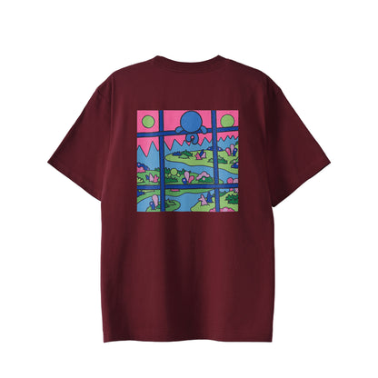 【Tシャツ】あなたを探しに burgundy image