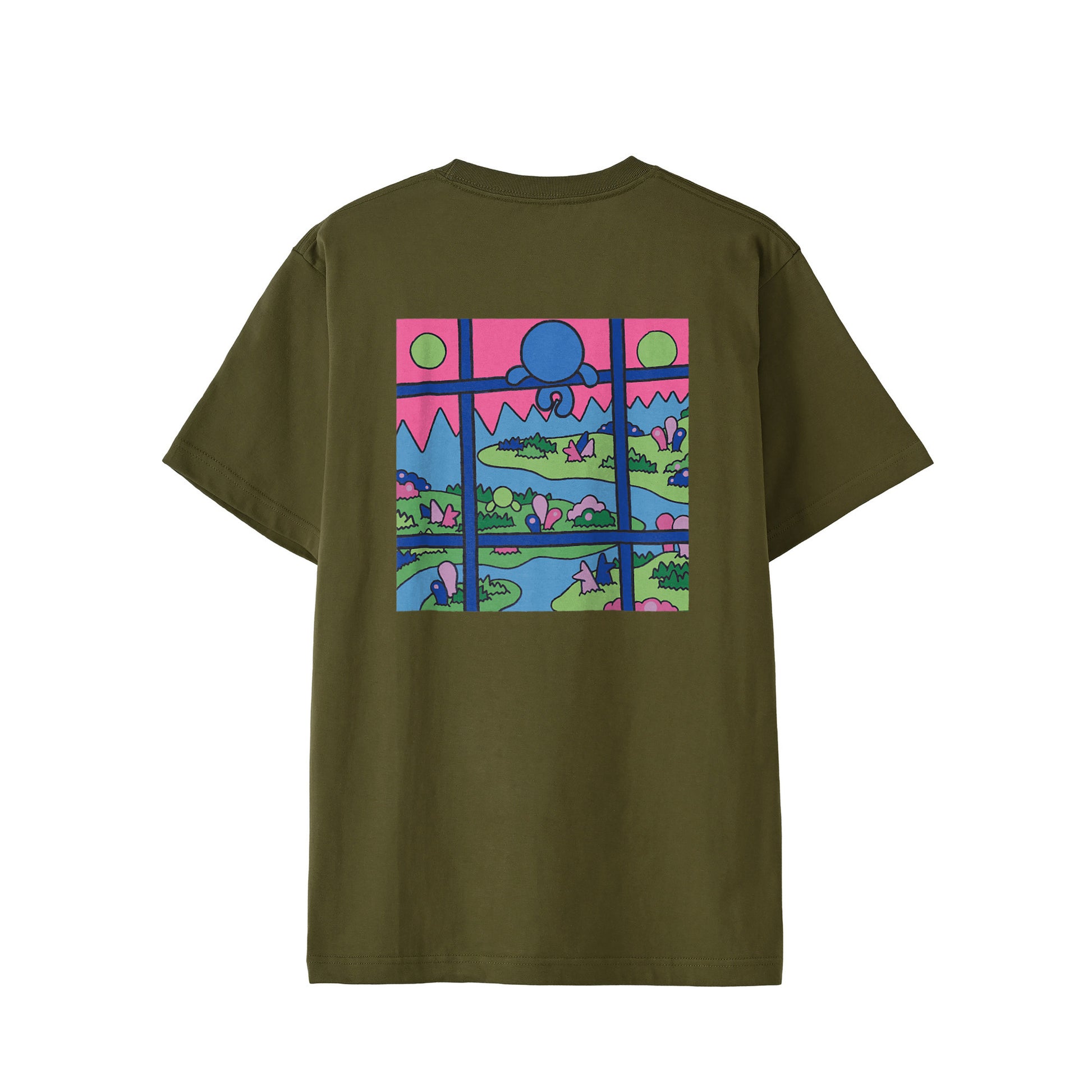 【Tシャツ】あなたを探しに olive-drab image