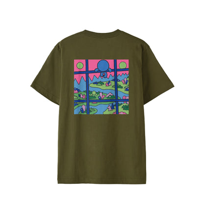 【Tシャツ】あなたを探しに olive-drab image