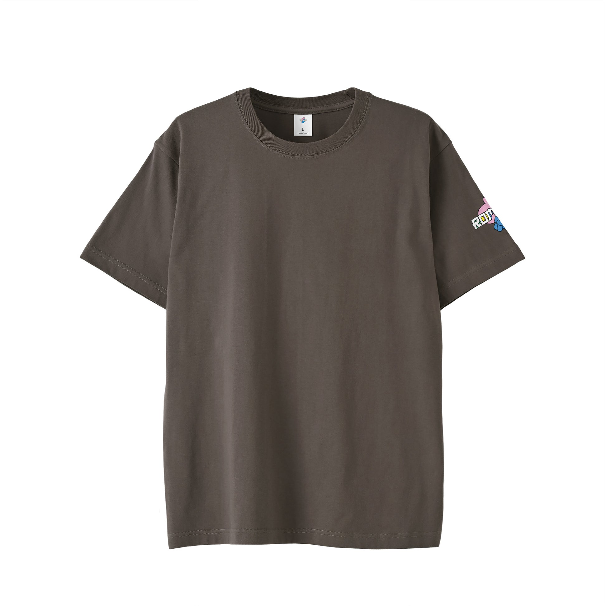 【Tシャツ】ローマンズロゴ×バーガー charcoal image