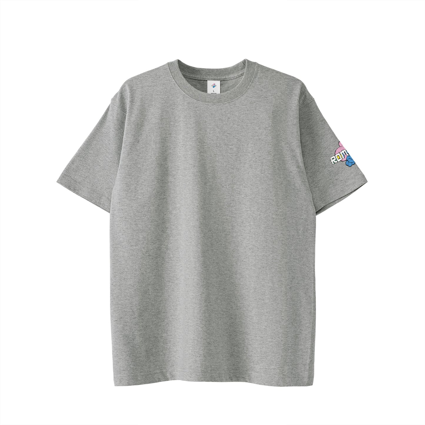 【Tシャツ】ローマンズロゴ×バーガー gray image