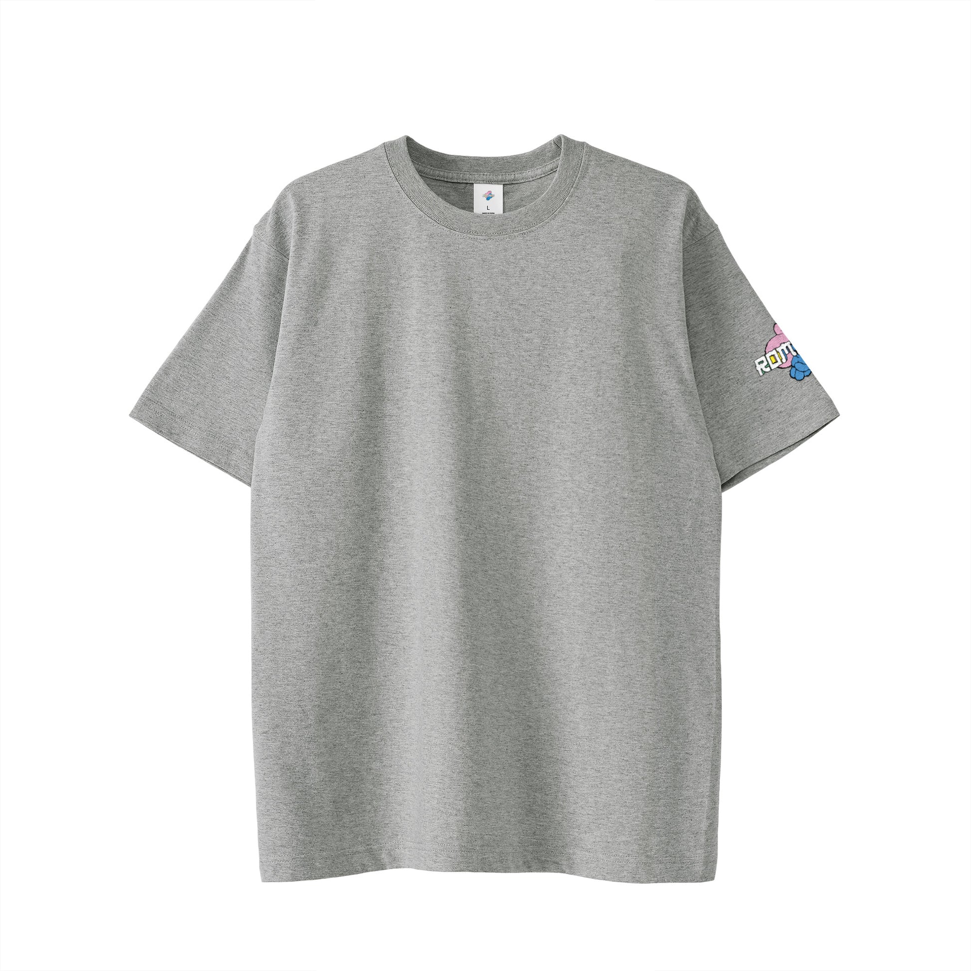 【Tシャツ】ローマンズロゴ×バーガー gray image