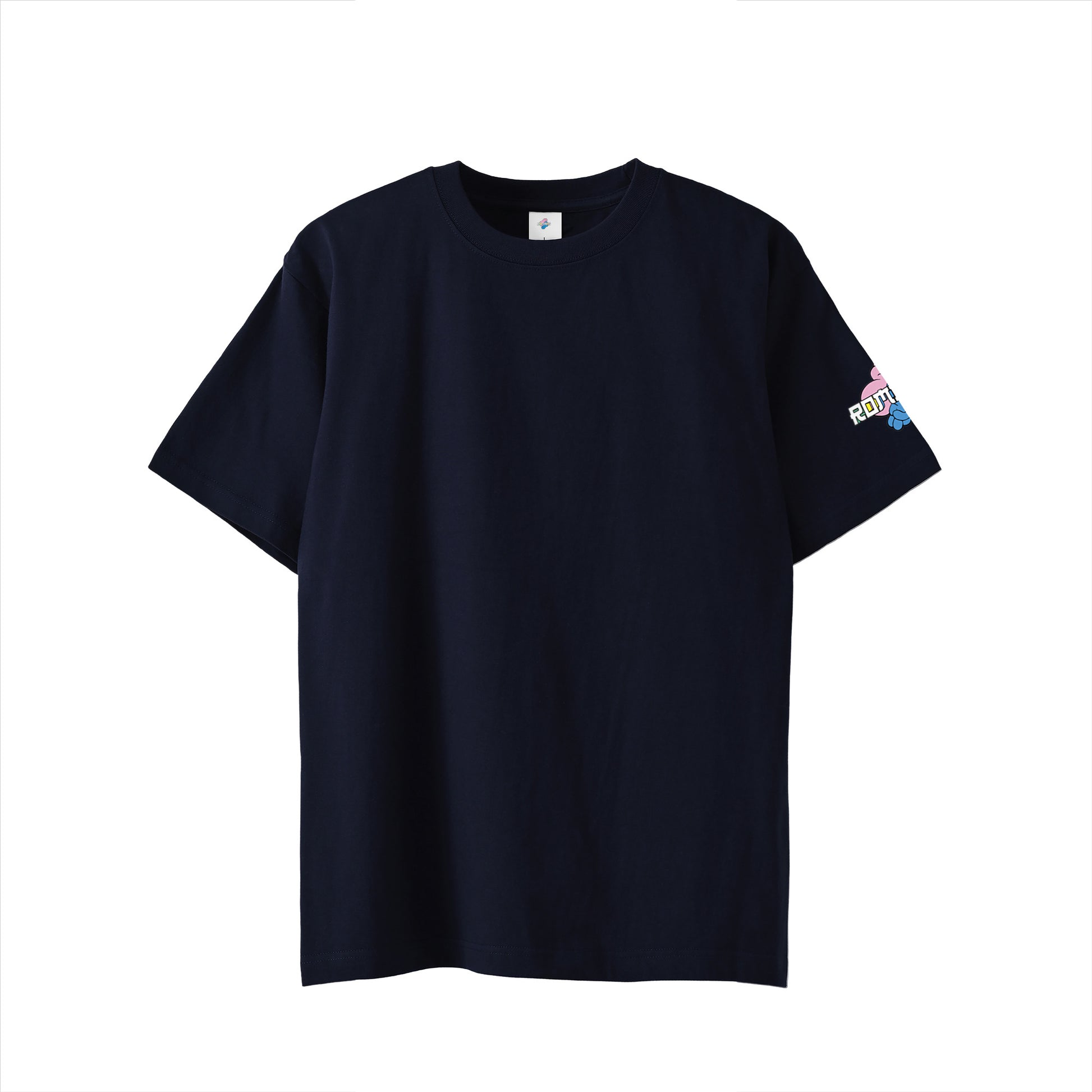 【Tシャツ】ローマンズロゴ×バーガー navy image