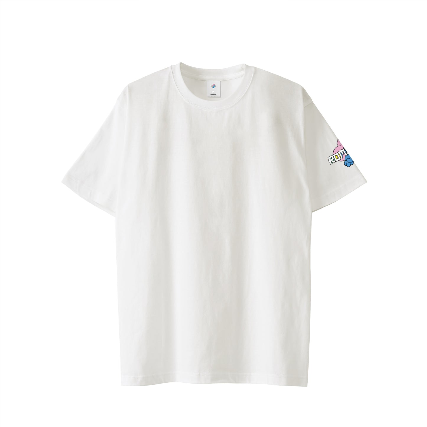 【Tシャツ】ローマンズロゴ×バーガー white image