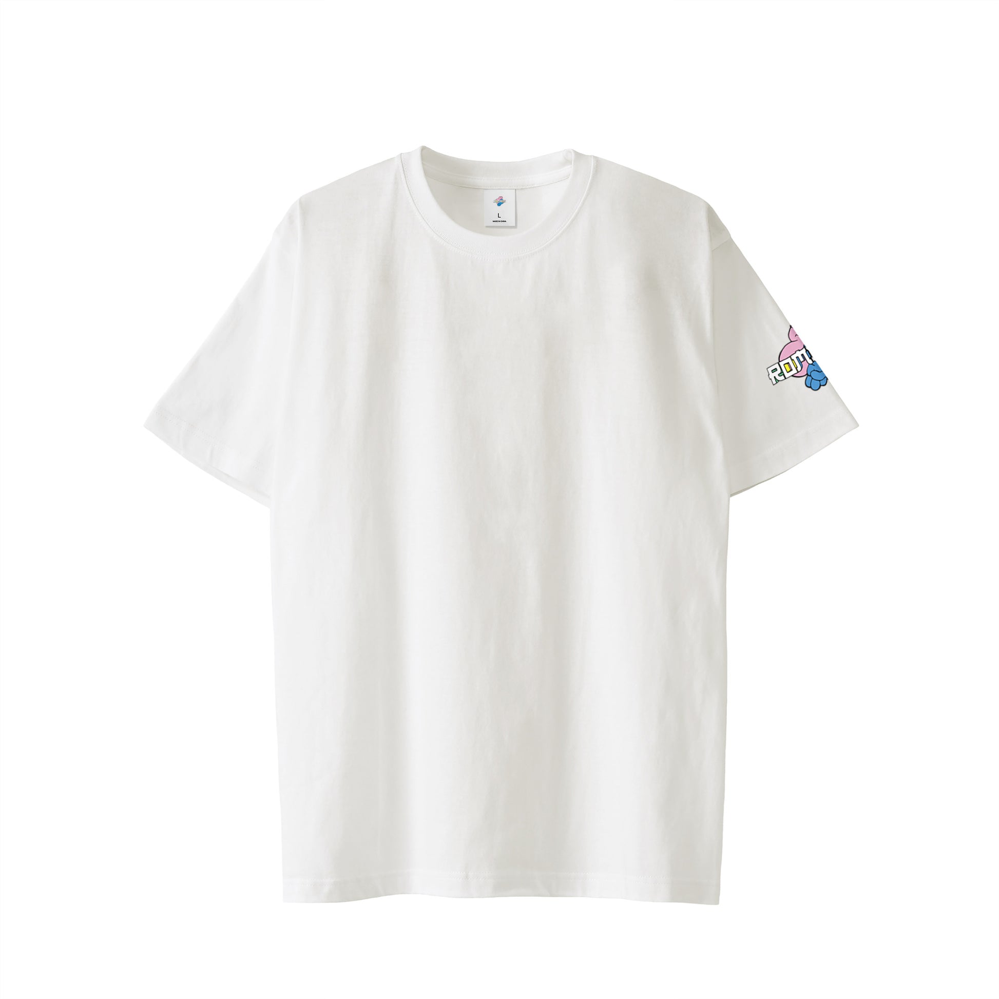 【Tシャツ】ローマンズロゴ×バーガー white image