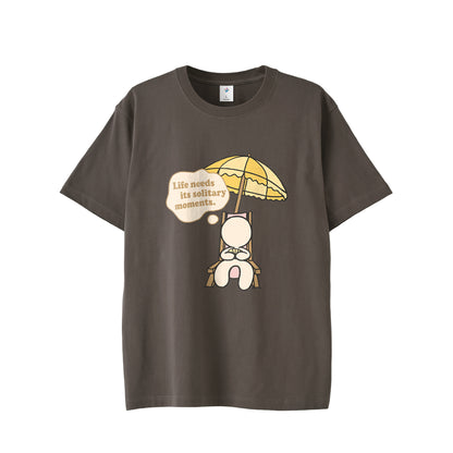【Tシャツ】ソリティア　ベージュ charcoal image