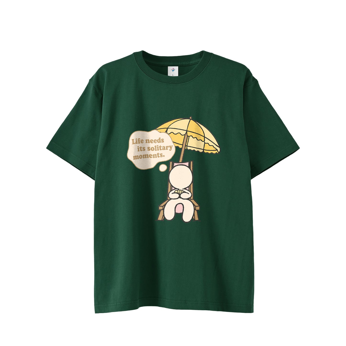 【Tシャツ】ソリティア　ベージュ green image