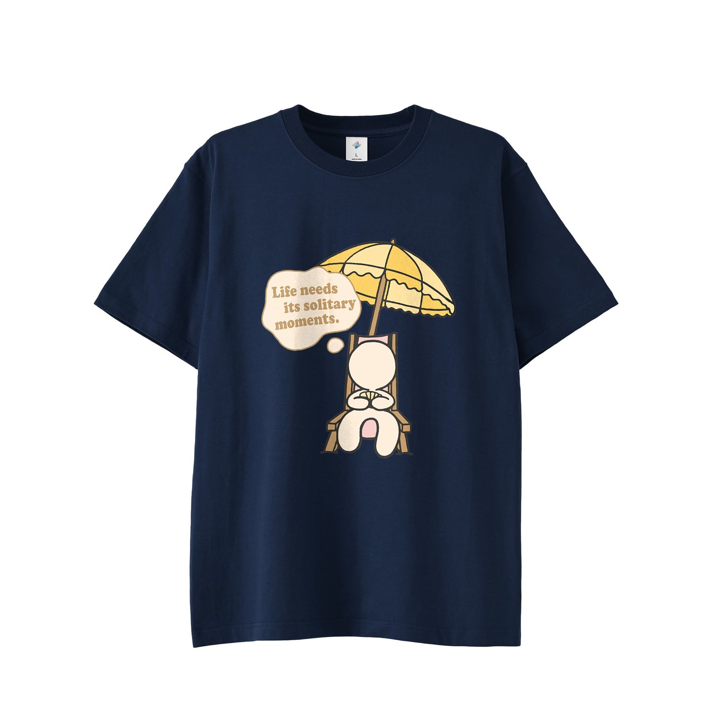 【Tシャツ】ソリティア　ベージュ indigo image