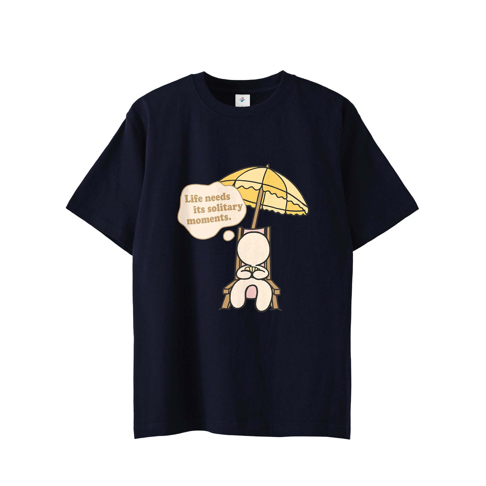 【Tシャツ】ソリティア　ベージュ navy image