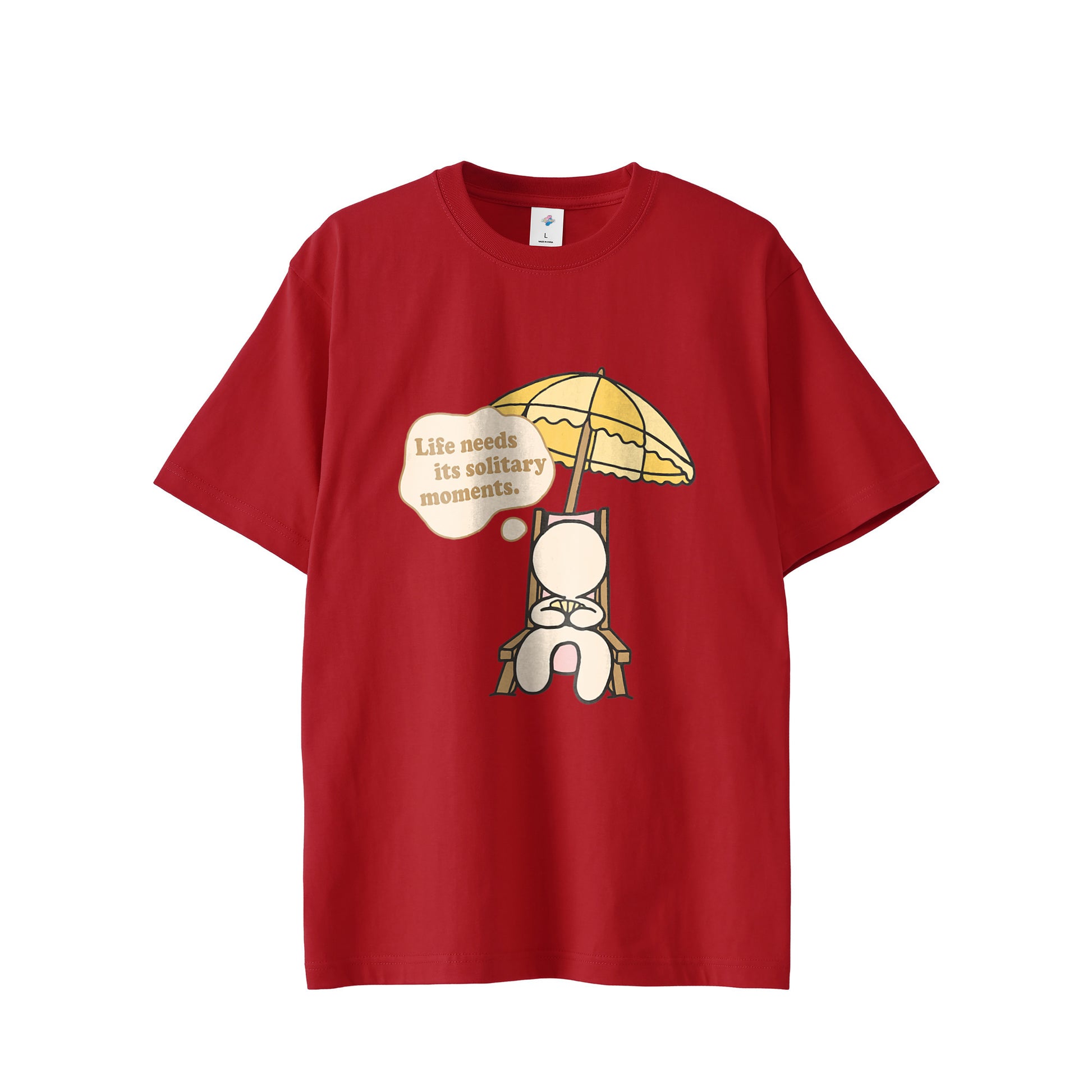 【Tシャツ】ソリティア　ベージュ red image