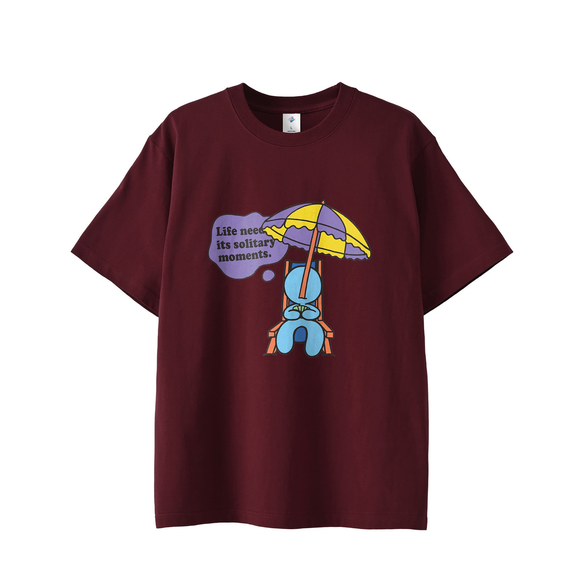 【Tシャツ】ソリティア burgundy image