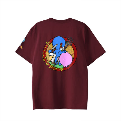 【Tシャツ】チーム・カルボナーラ burgundy image