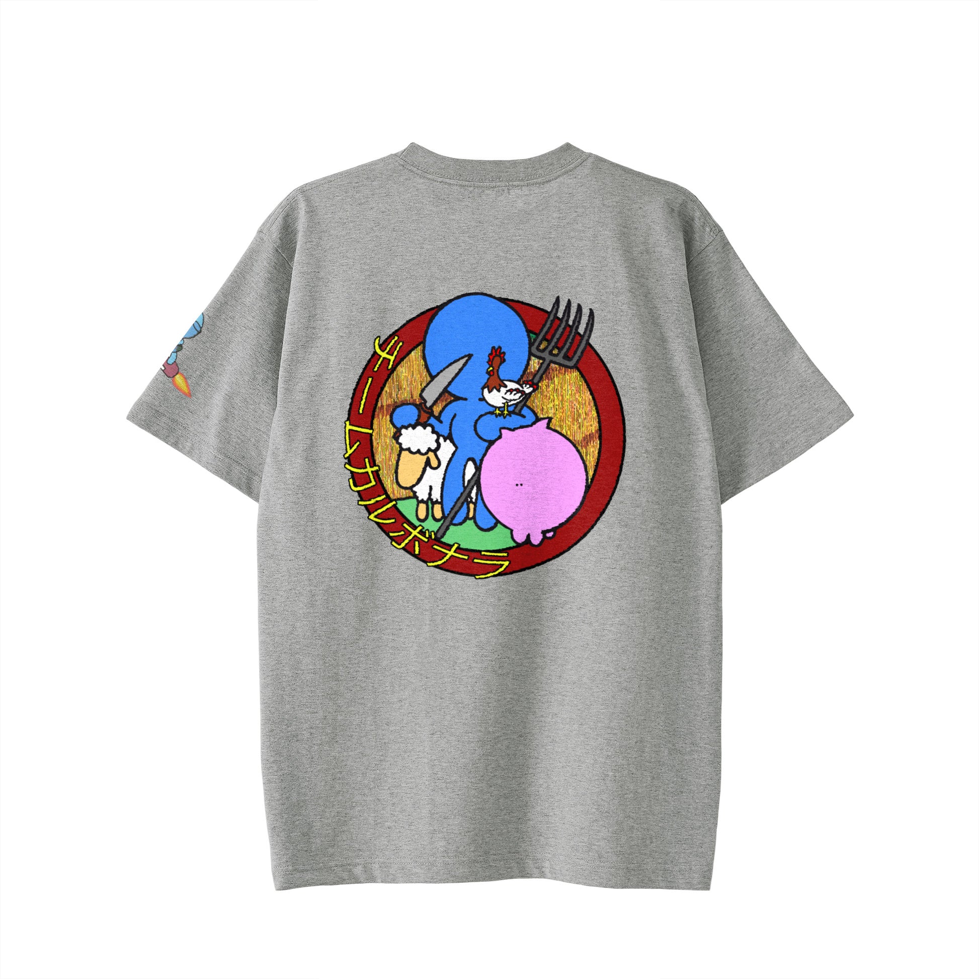 【Tシャツ】チーム・カルボナーラ gray image