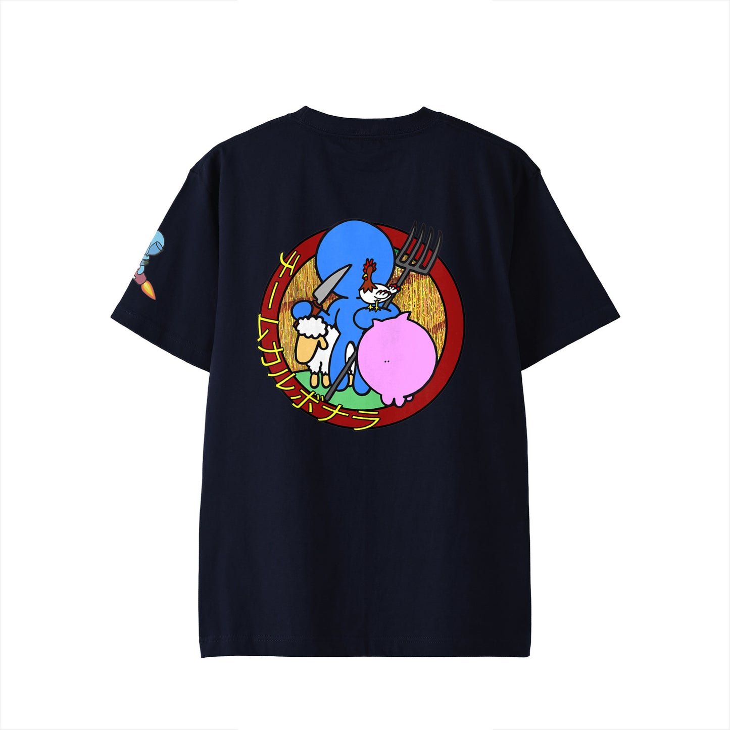 【Tシャツ】チーム・カルボナーラ navy image