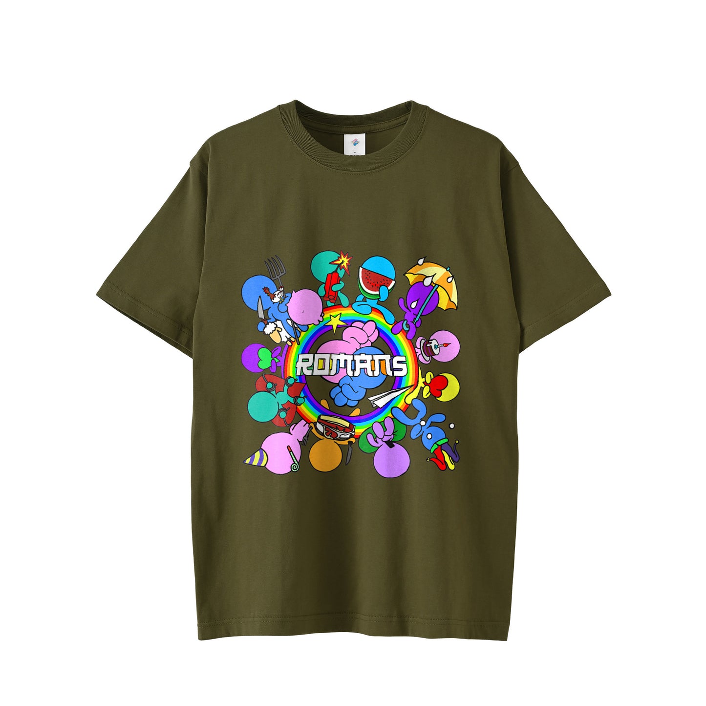 【Tシャツ】ローマンズ軍団前 olive-drab image