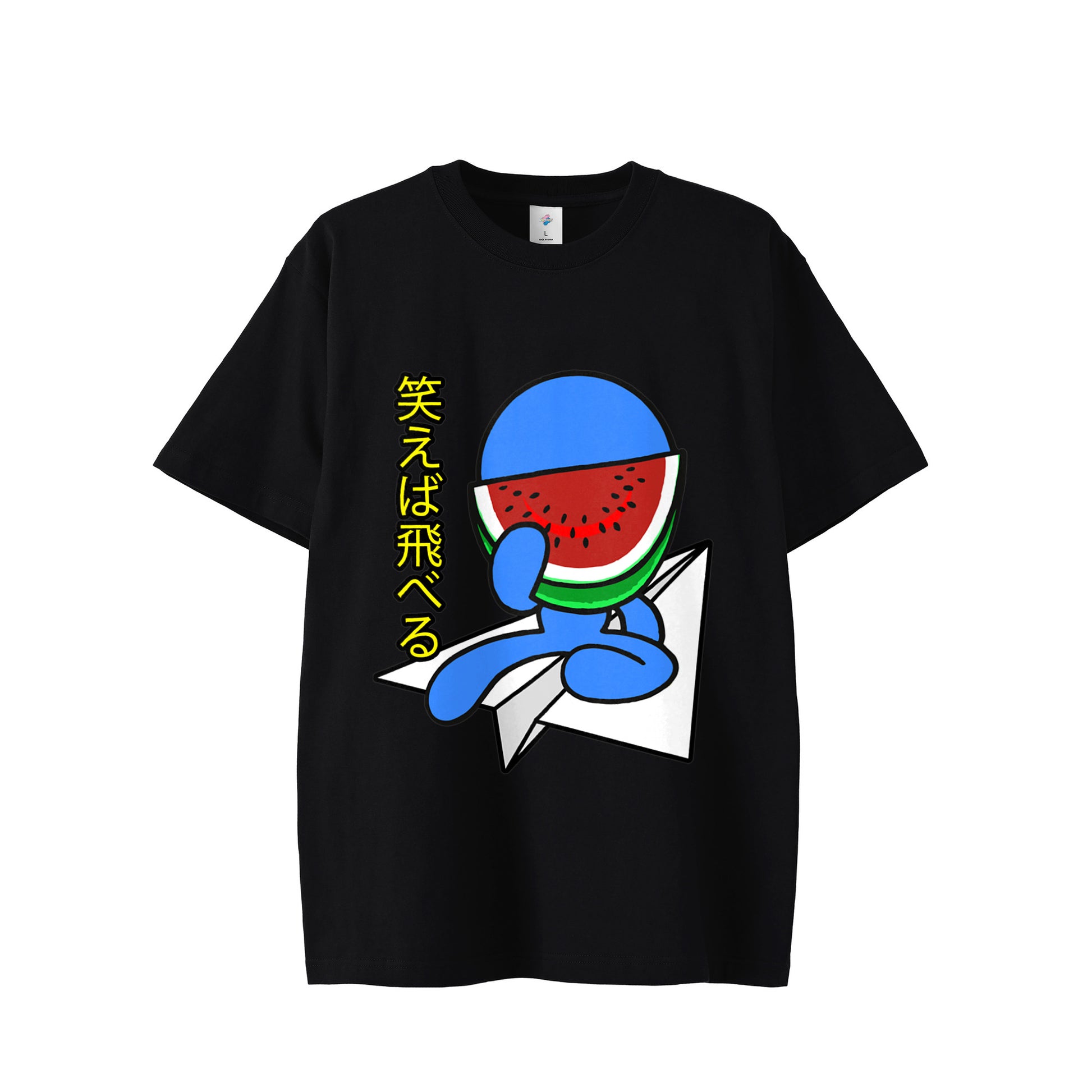【Tシャツ】スイカスマイル black image