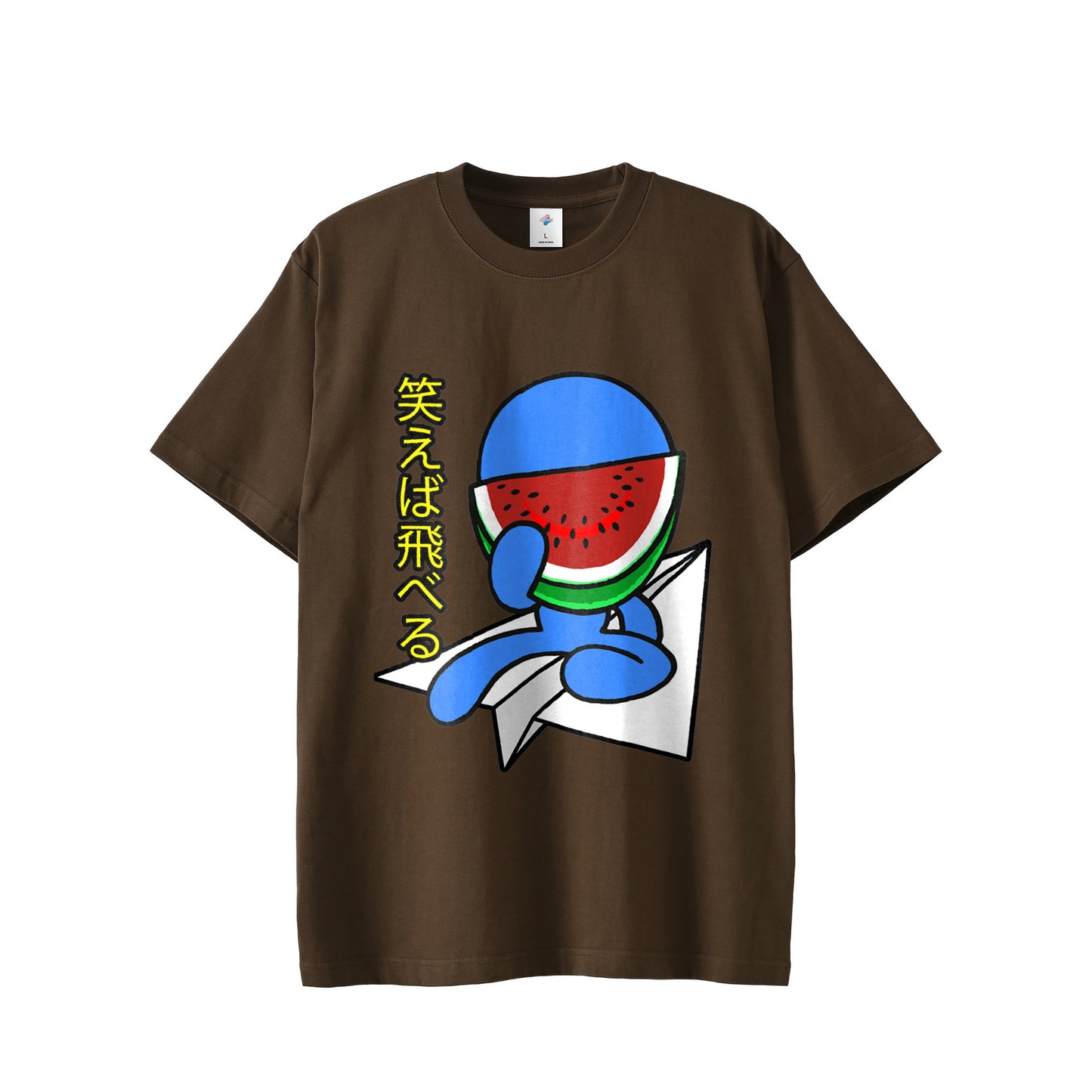 【Tシャツ】スイカスマイル dark-brown image
