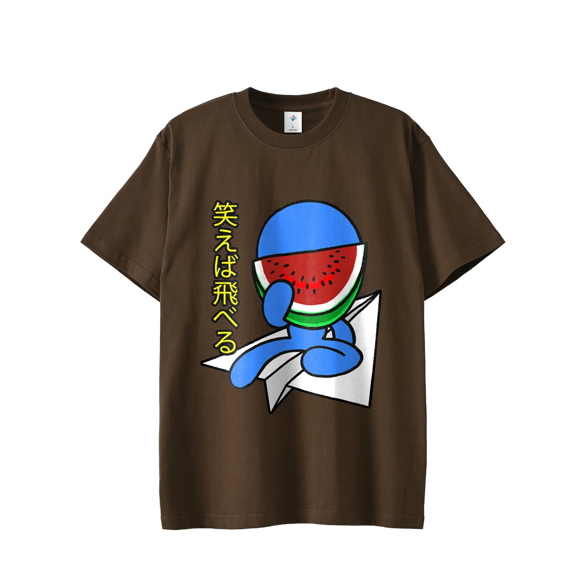 【Tシャツ】スイカスマイル dark-brown image