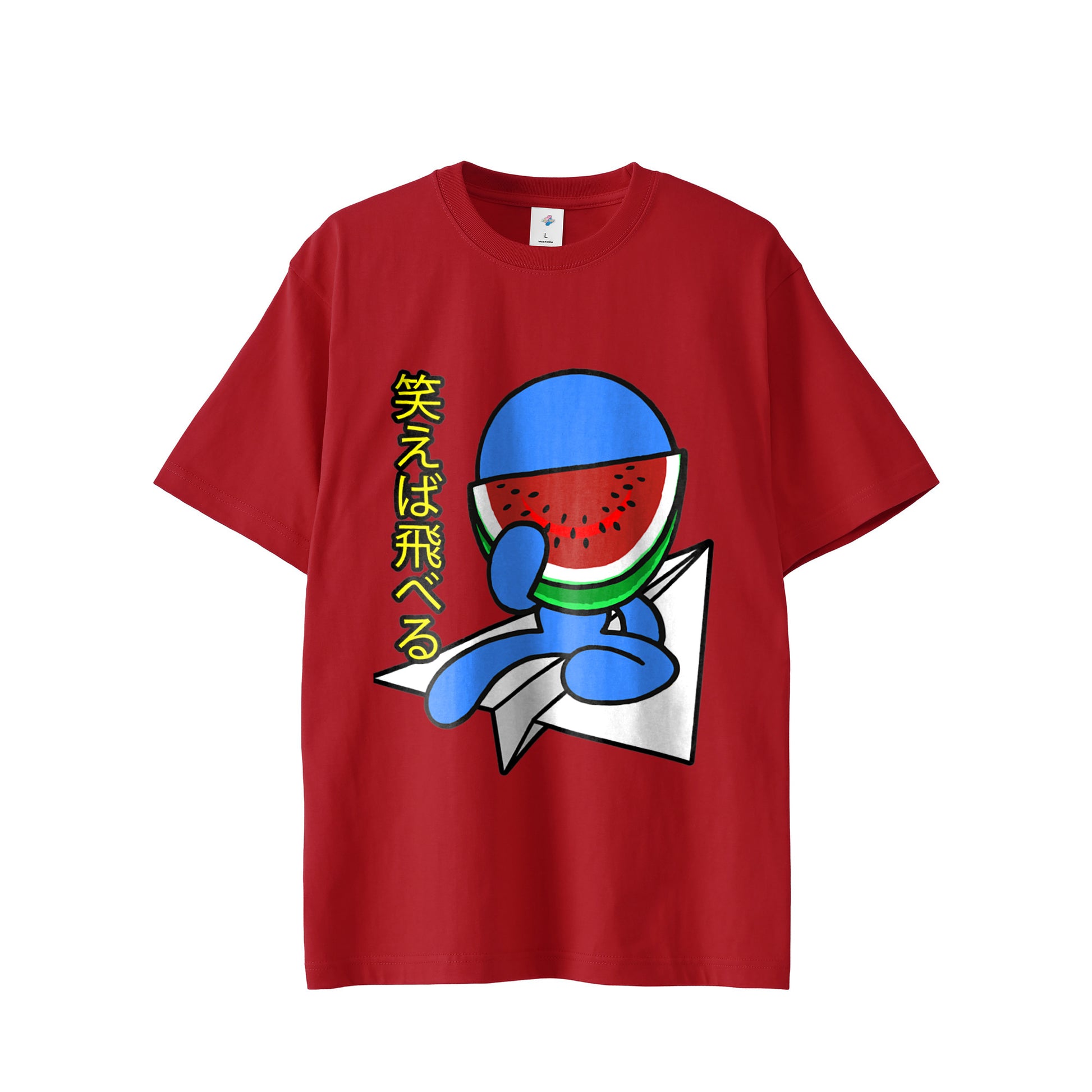 【Tシャツ】スイカスマイル red image