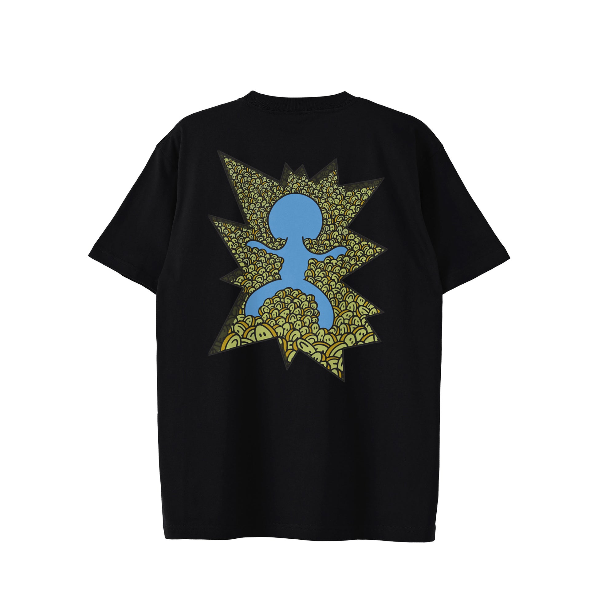 【Tシャツ】テクノロジー×ロスト・イン・フェイス black image