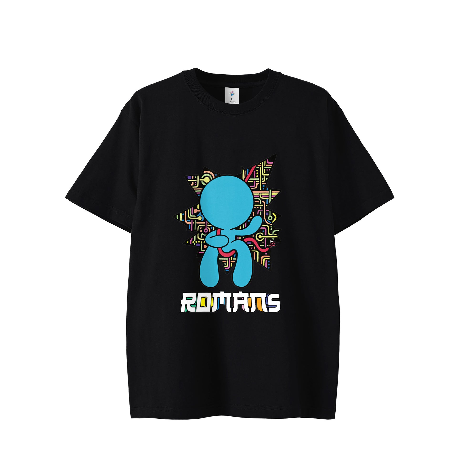 【Tシャツ】テクノロジー×ロスト・イン・フェイス black image