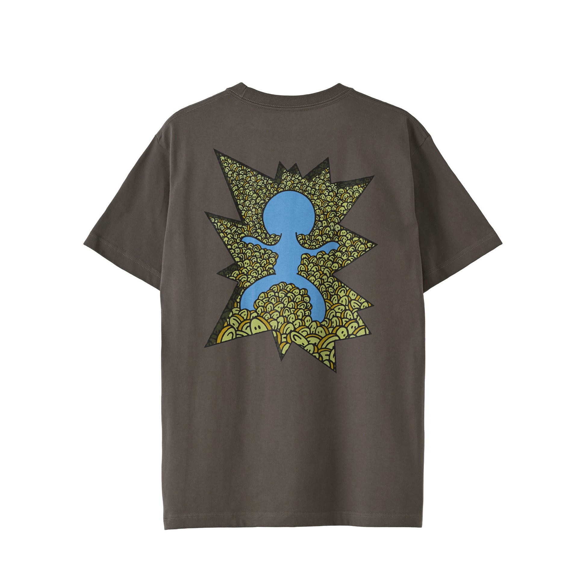 【Tシャツ】テクノロジー×ロスト・イン・フェイス charcoal image