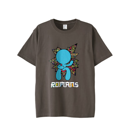 【Tシャツ】テクノロジー×ロスト・イン・フェイス charcoal image