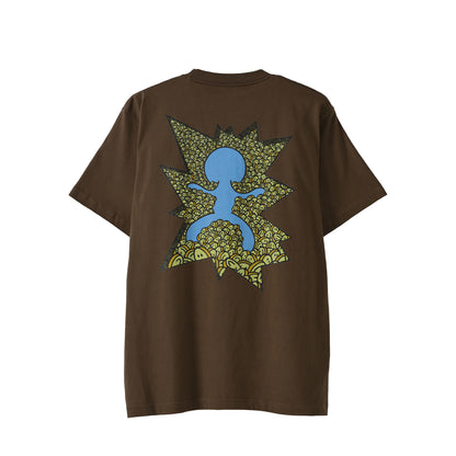 【Tシャツ】テクノロジー×ロスト・イン・フェイス dark-brown image
